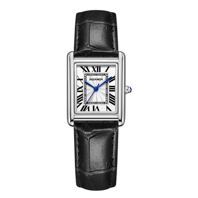 Couple Leather Quartz Watch Set