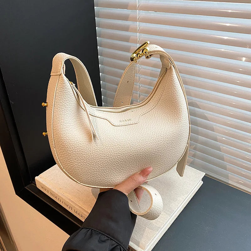Half Moon Saddle Crossbody Bag