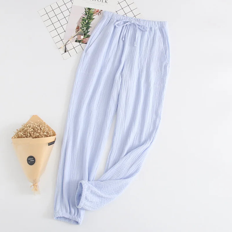 Japanese Cotton Gauze Pajama Pants