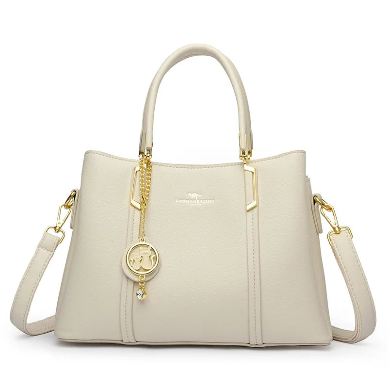Women's Large Capacity PU Leather Tote Bag