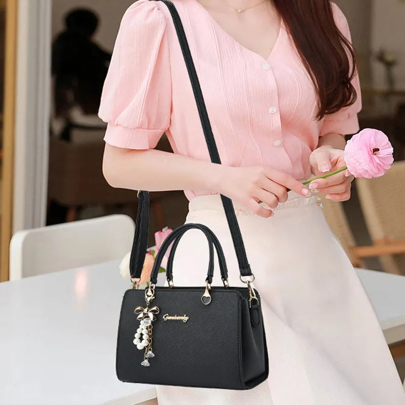 PU Bucket Pattern Crossbody Bag