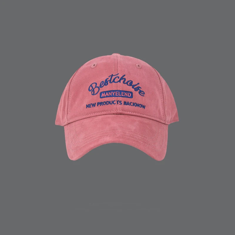 Pink Embroidery Women Cap