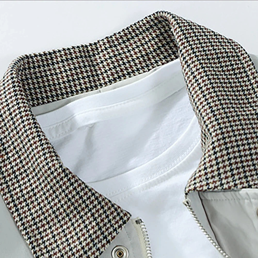 Plaid Retro Men Jacket
