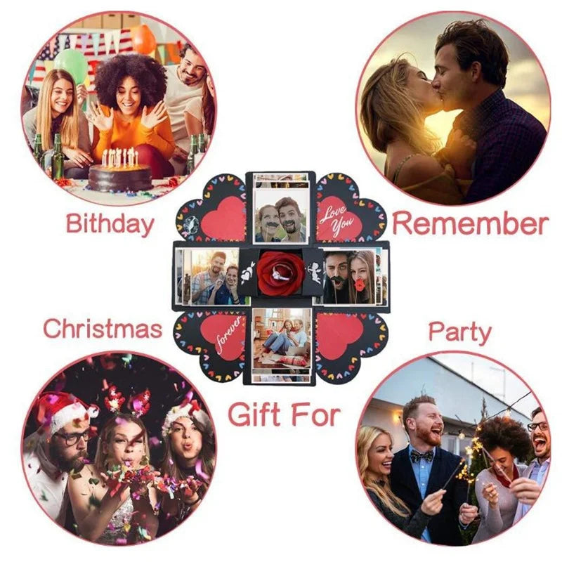Exploding Photo Album Surprise Gift Box