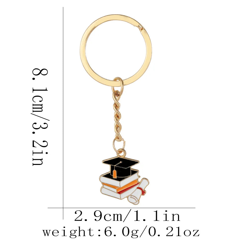 Graduation Cap Keychain Set 20 Pcs Gift