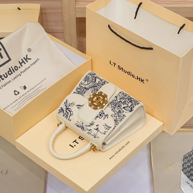 Women's Small Square Crossbody Shoulder Bag