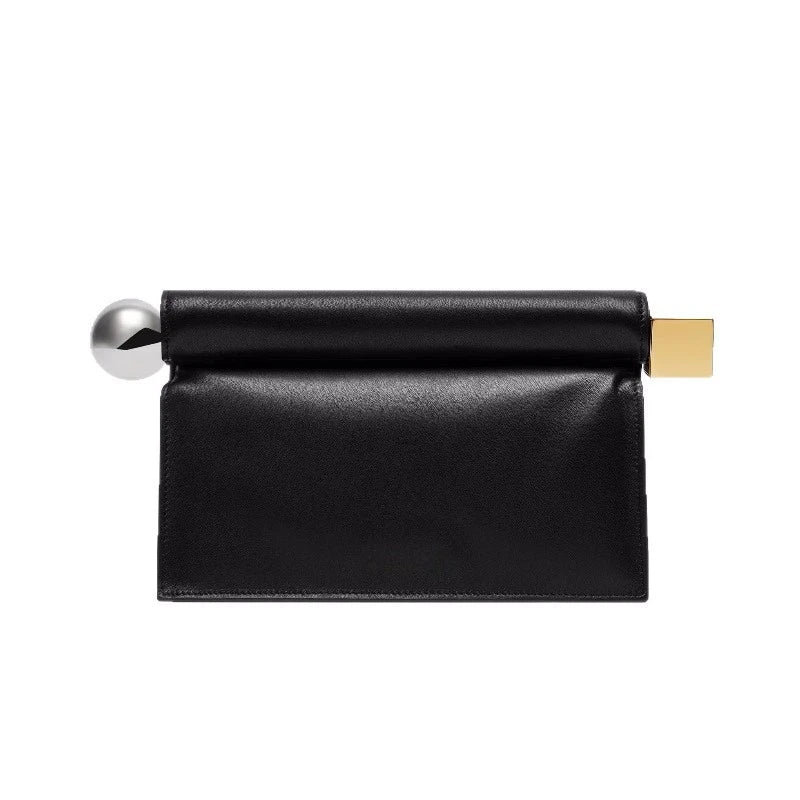 Women's Metal Clutch Prom Crossbody Bag