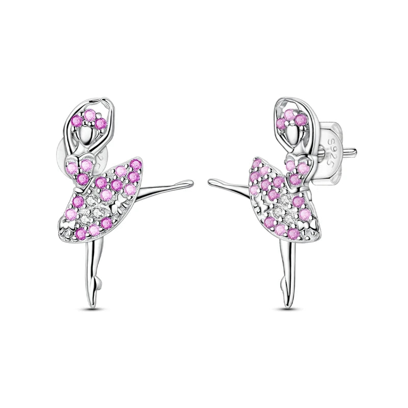Women's S925 Silver Daisy Hoop Earrings
