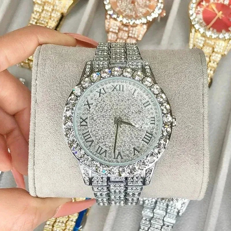 Zircon Crystal Diamond Ladies Watch