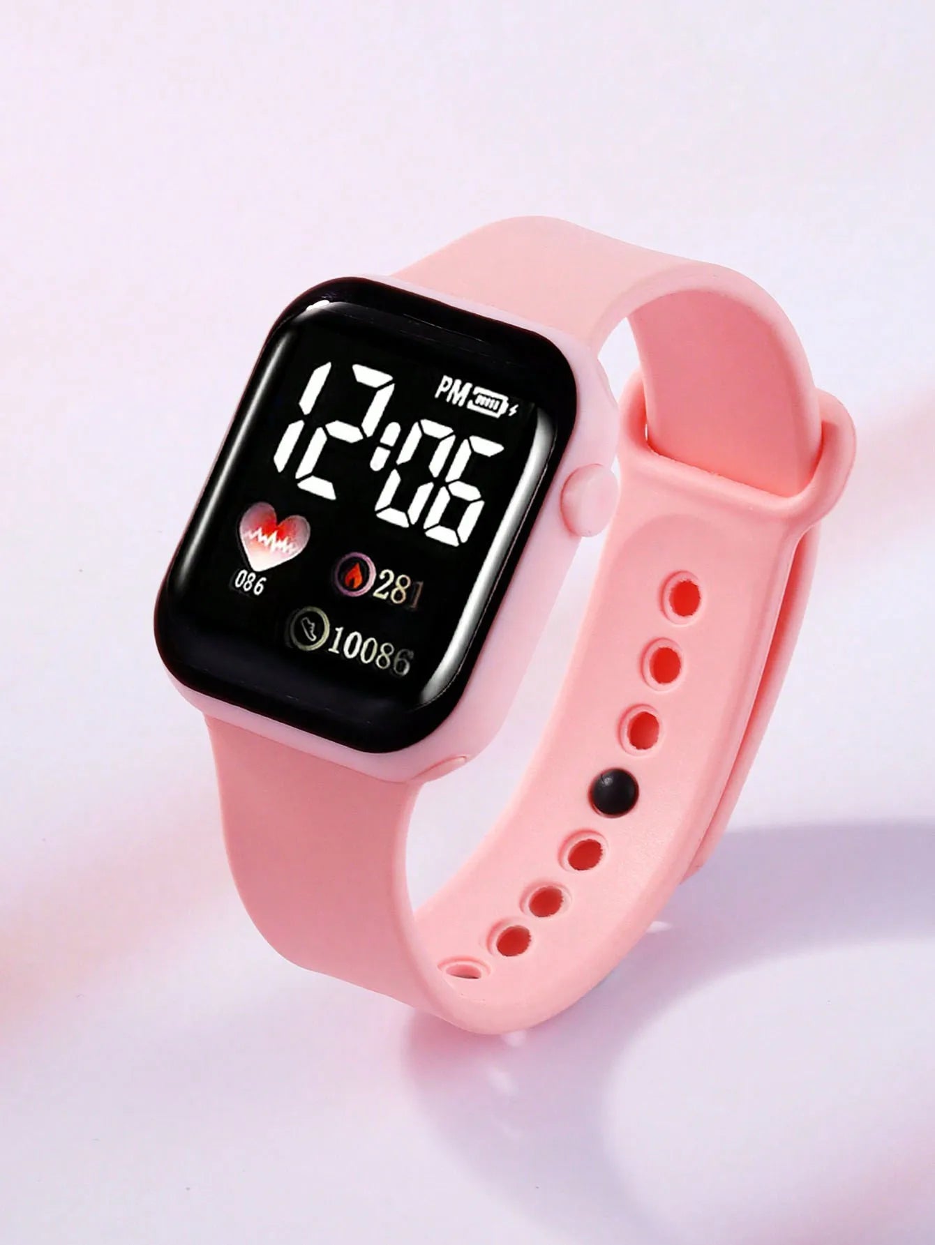 Love Pattern Electronic Watch Set
