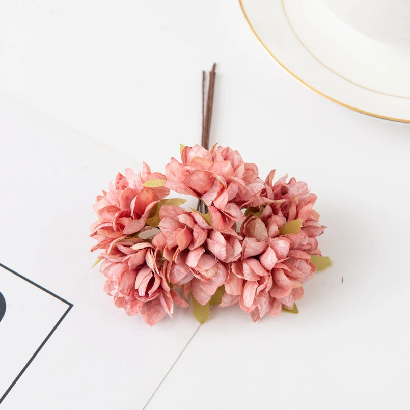 Silk Carnation Mini Bouquet – Artificial Flowers