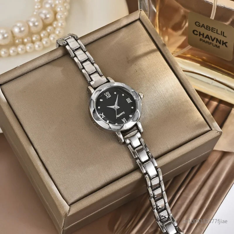 Gold Small Dial Quartz Watch
