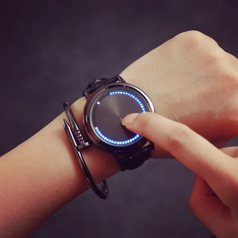 LED Touch Couple Watch