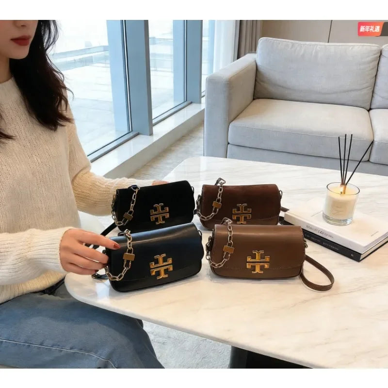Leather Tote Crossbody Elegant