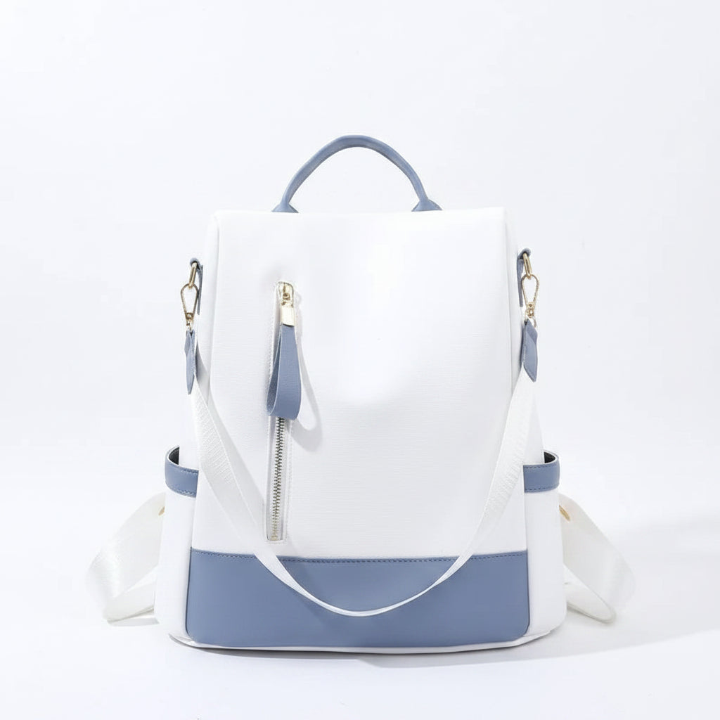 Leather Backpack Anti Theft