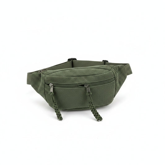 Corduroy Waist & Crossbody Bag