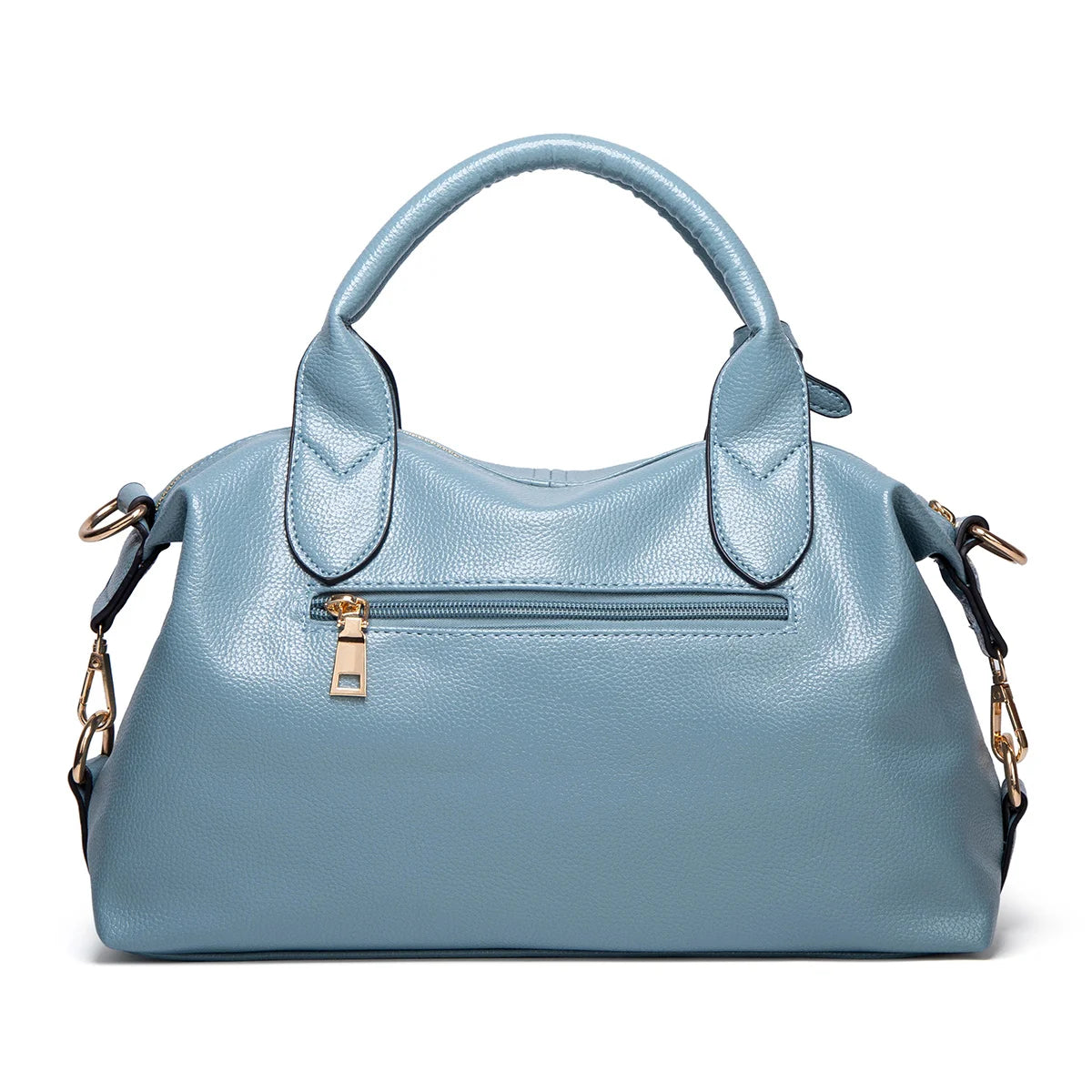 Oil Wax Leather Boston Bag