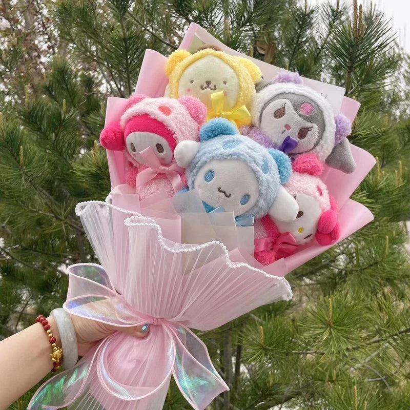 Plush Cartoon Bouquet Gift