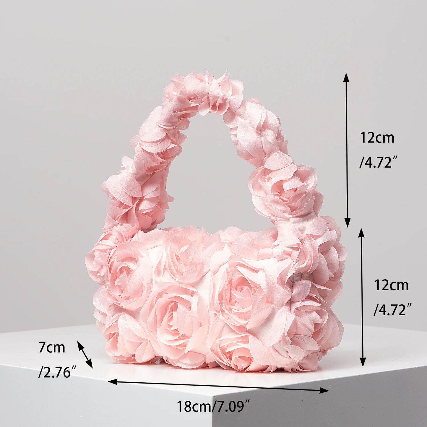 Rose Evening Square Bag