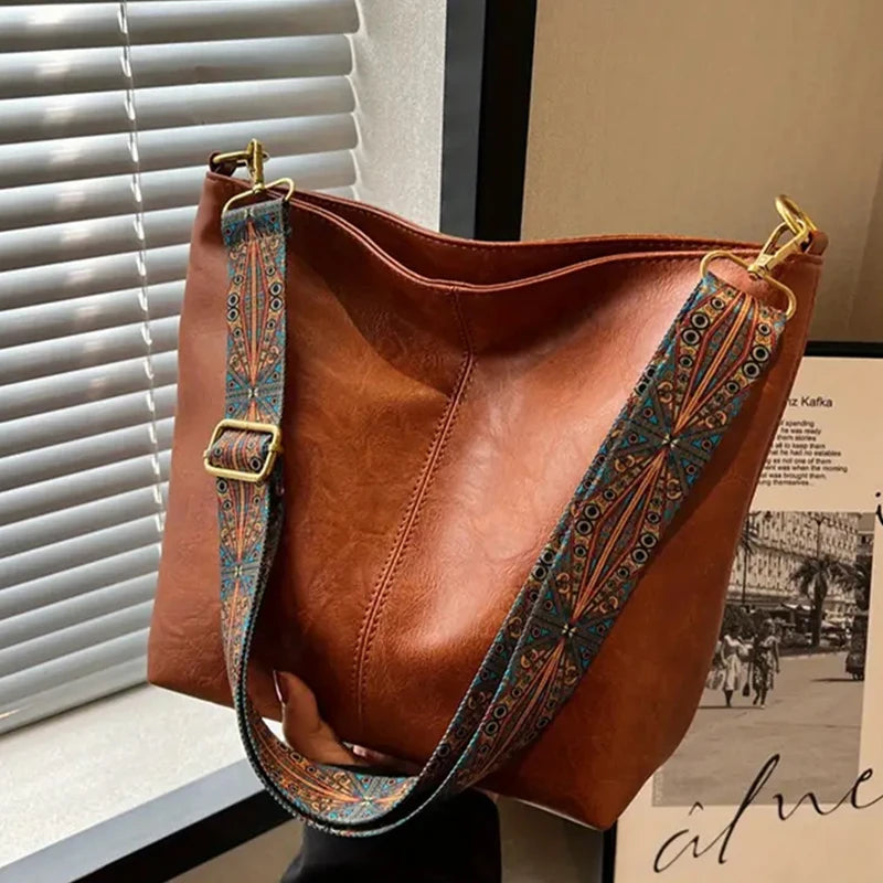 Women's Casual Zipper Tote Shoulder Bag