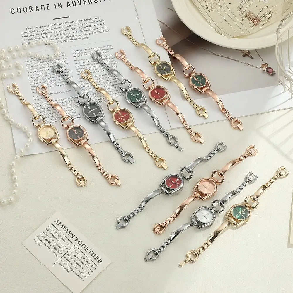 Women's Button Bracelet Quartz Watch