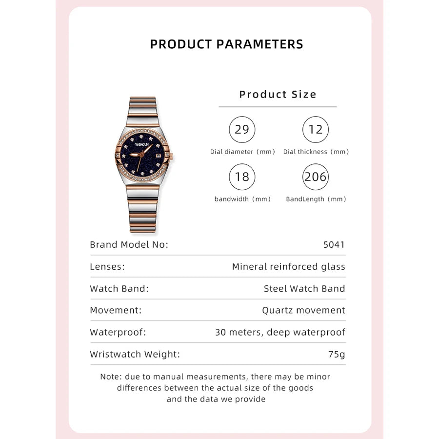 Women's Waterproof Luminous Ultra-Thin Watch