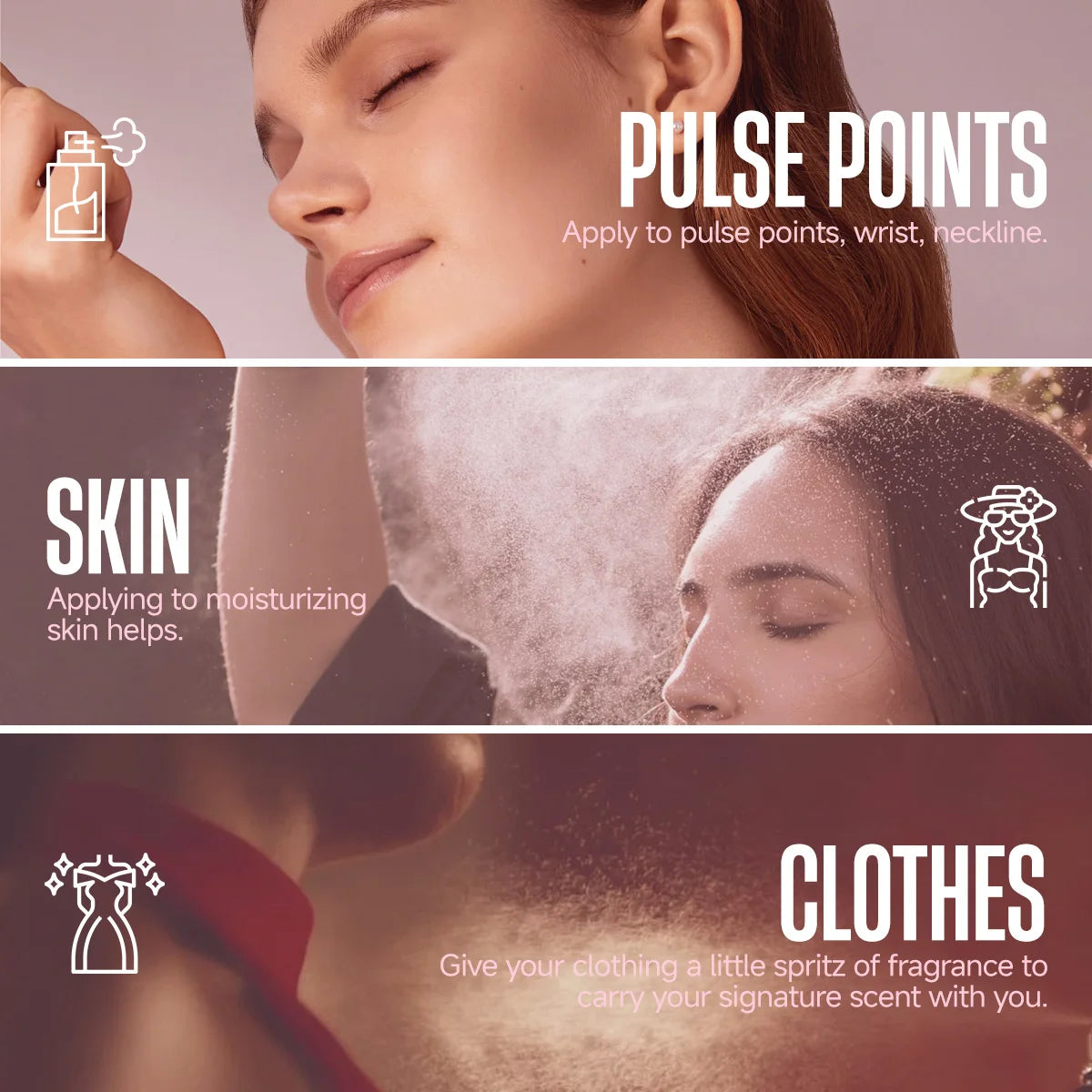 Long-Lasting Body Fragrance Spray
