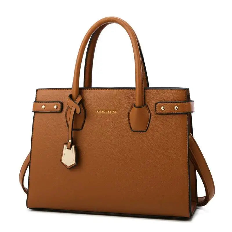 Women's Genuine Leather Tote Crossbody Bag