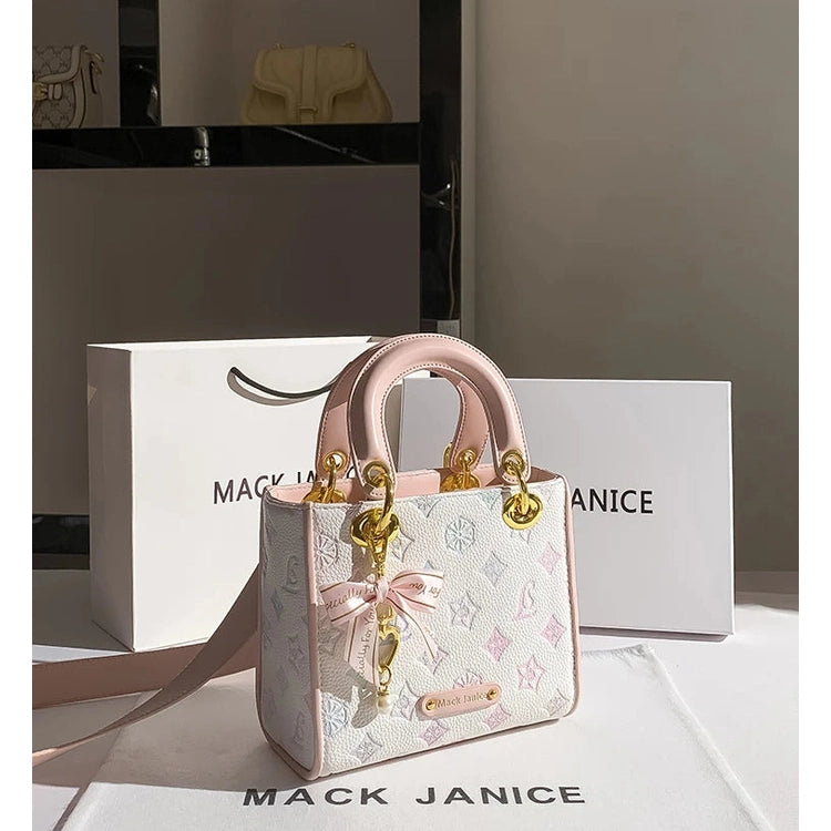 Floral Print Color Block Bag