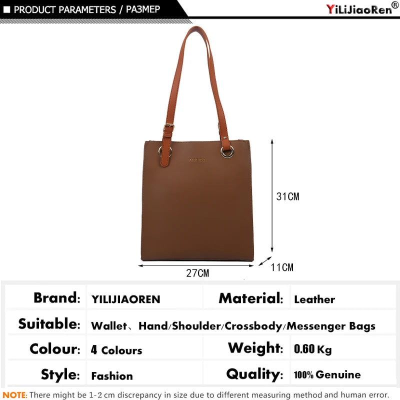 Women's Luxury Leather Tote Bag