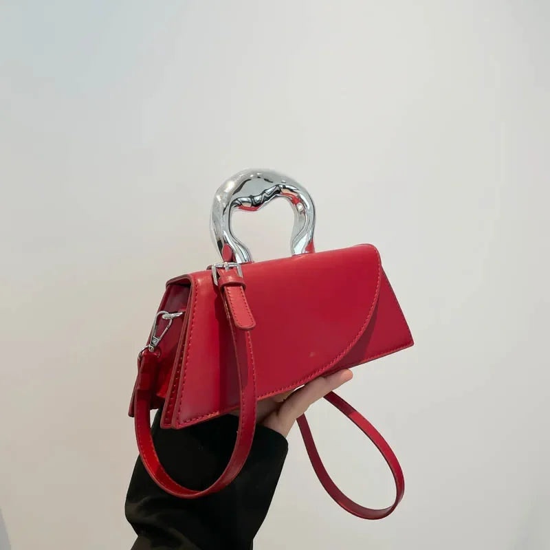Small PU Leather Tote Bag
