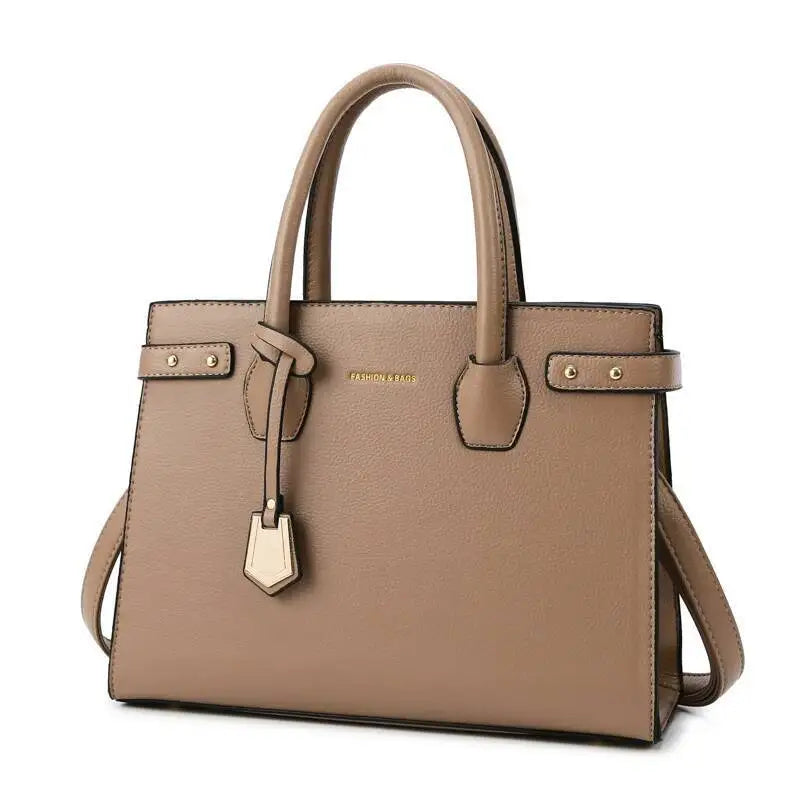 Women's Genuine Leather Tote Crossbody Bag