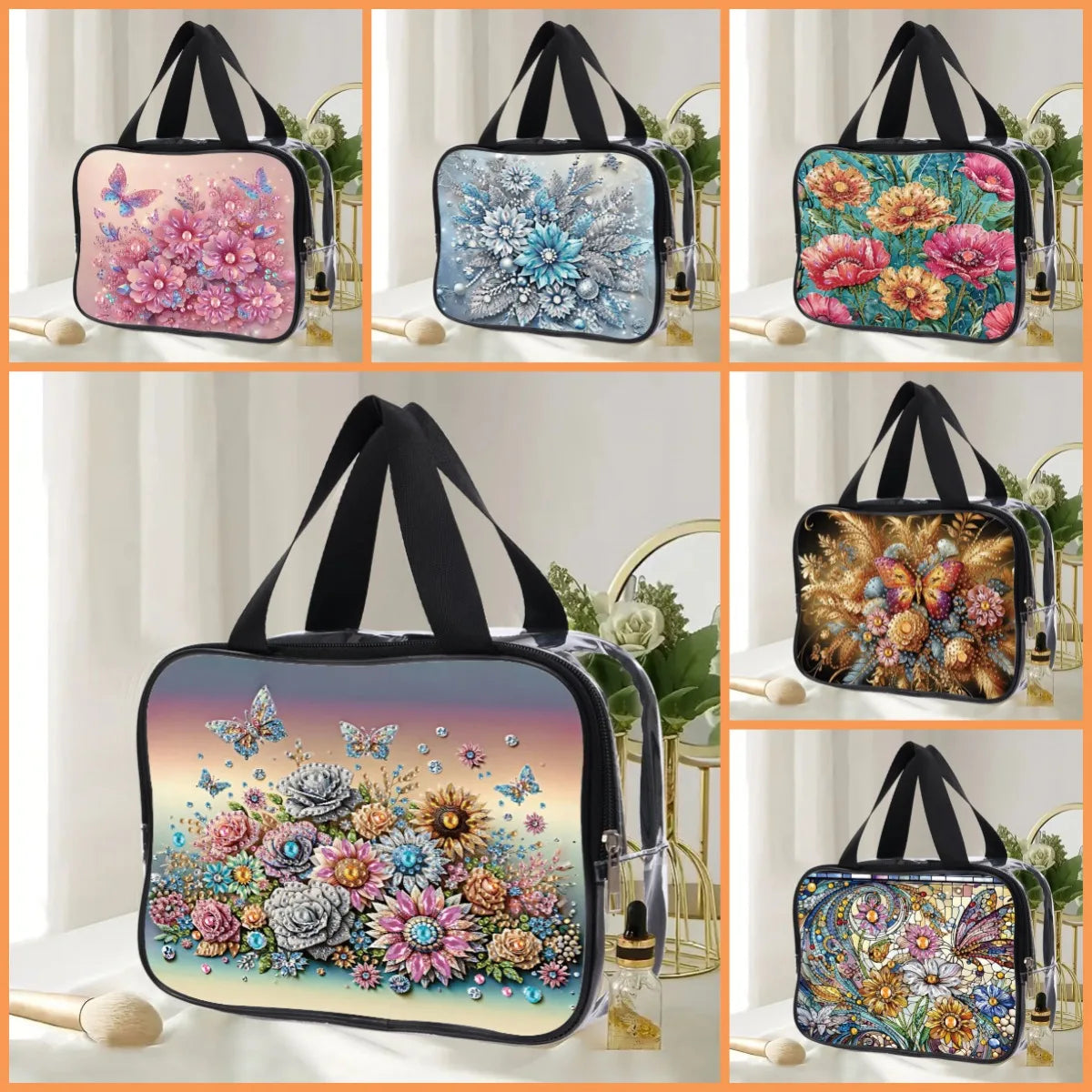 DIY Diamond Painting PVC Cosmetic Bag Gift