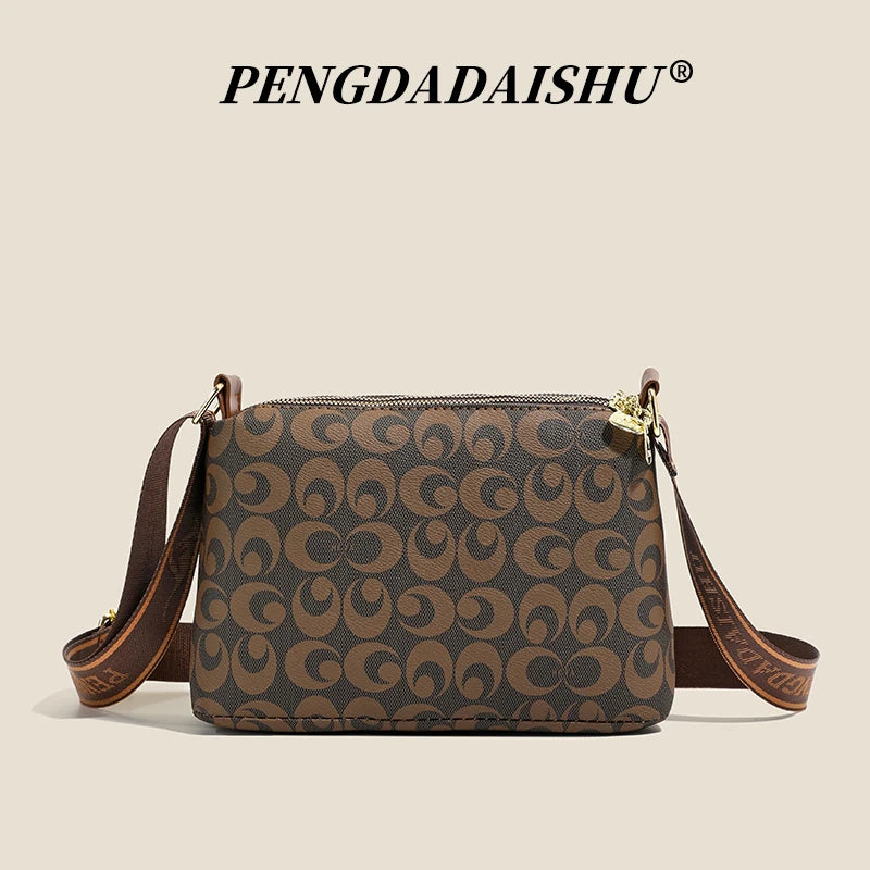 Retro Print Top-Handle Bag