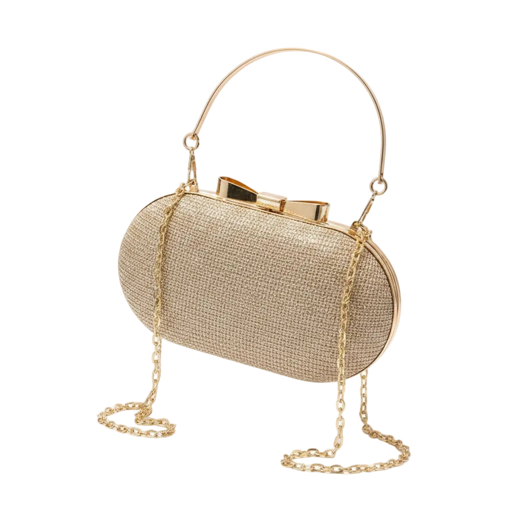 Sequined Chain Shoulder & Crossbody Dinner Bag