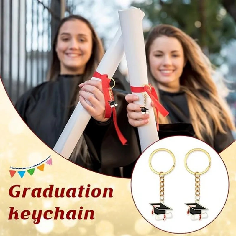 Graduation Cap Keychain Set 20 Pcs Gift