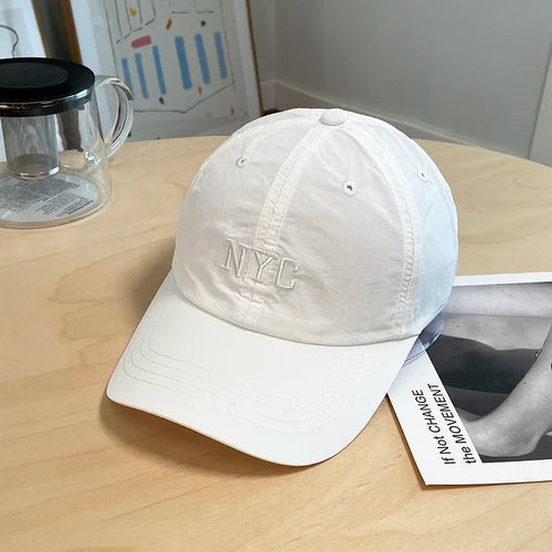 Embroidered Quick-Dry Women Cap