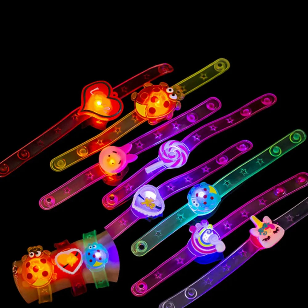 Glow Cartoon Bracelet Kids Party Gift Set