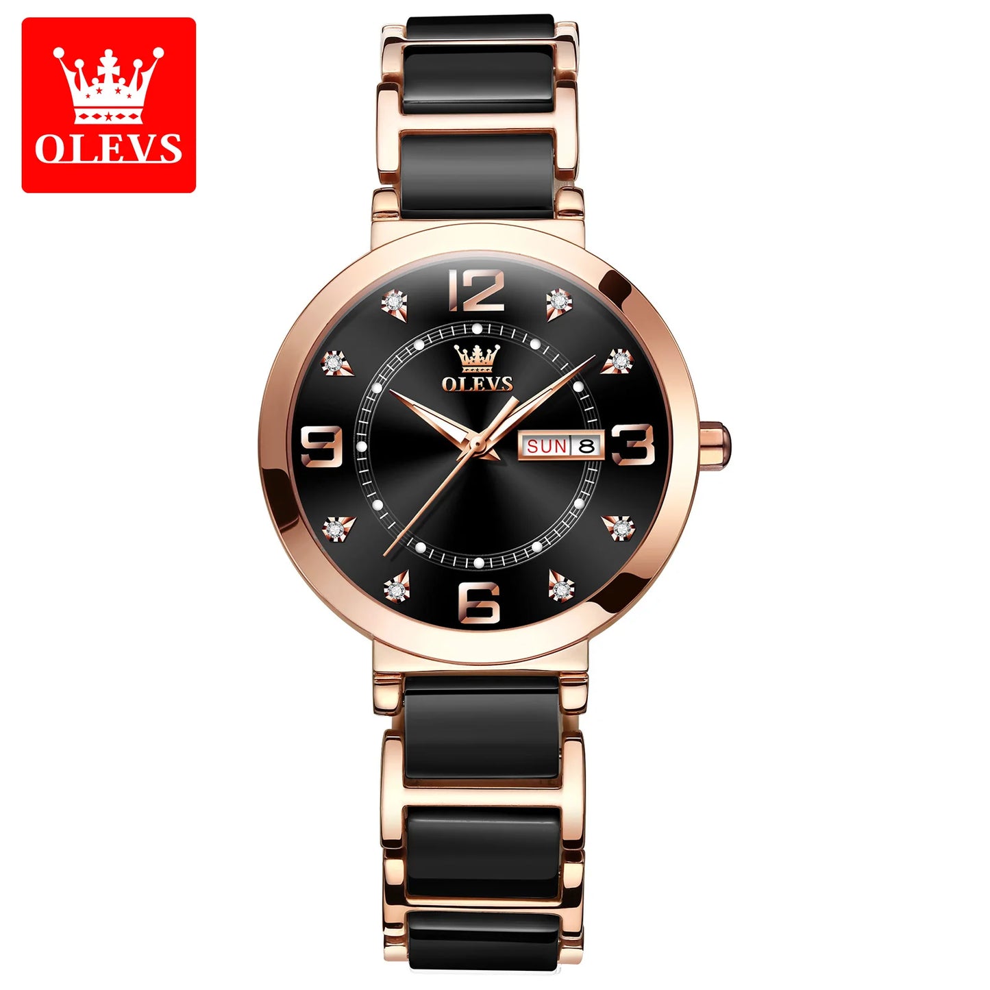 OLEVS Women's Luxury Waterproof Quartz Watch