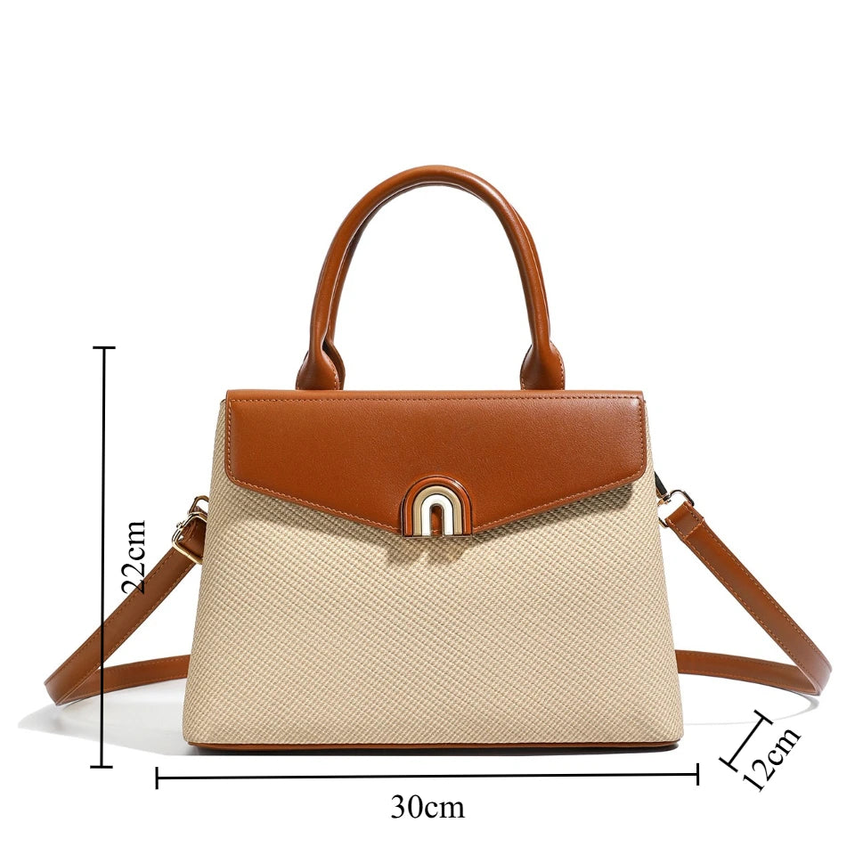 Elegant PU Leather Tote Bag