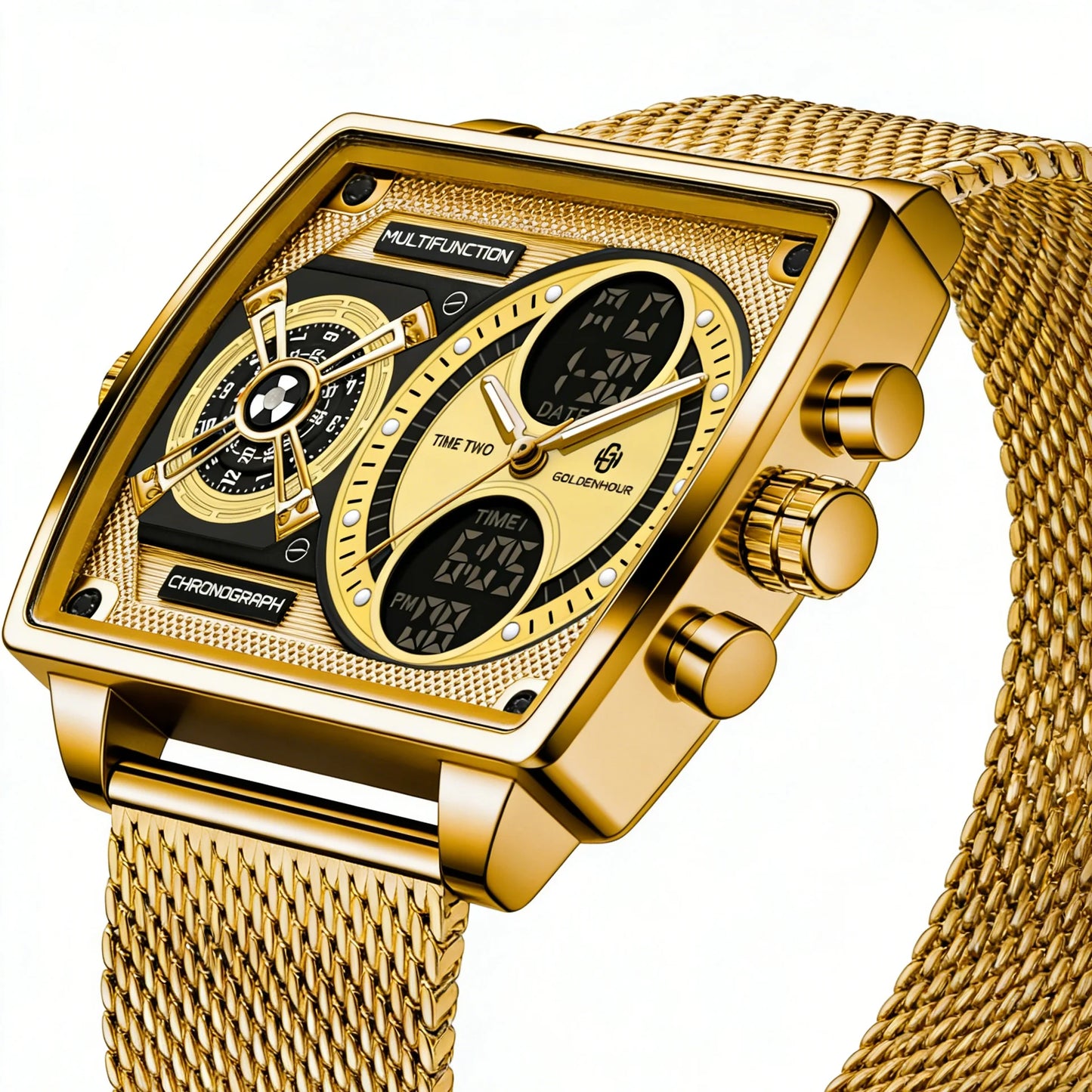 GOLDENHOUR Digital Men Watch