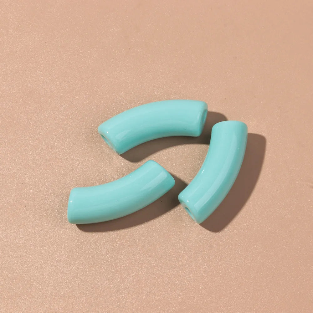 Acrylic Bamboo Tube Bead Set