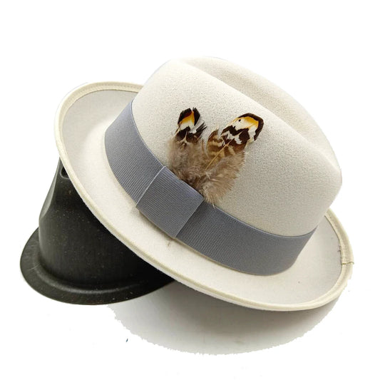 Feather Fedora Jazz Hat