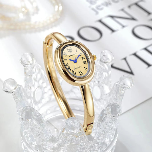 Oval Dial Bracelet Watch
