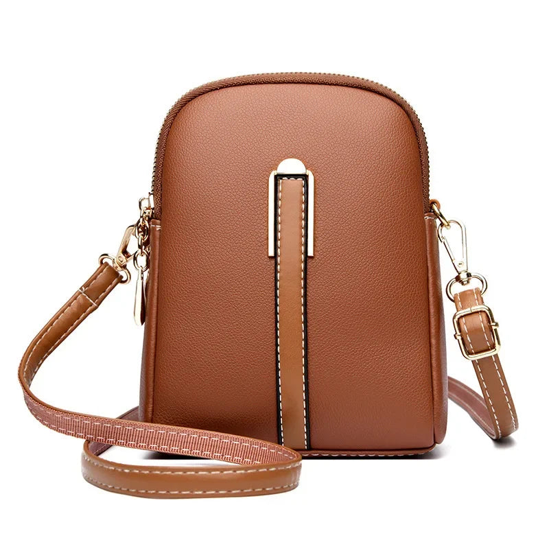 Women's Cowhide Leather Crossbody Shoulder Bag