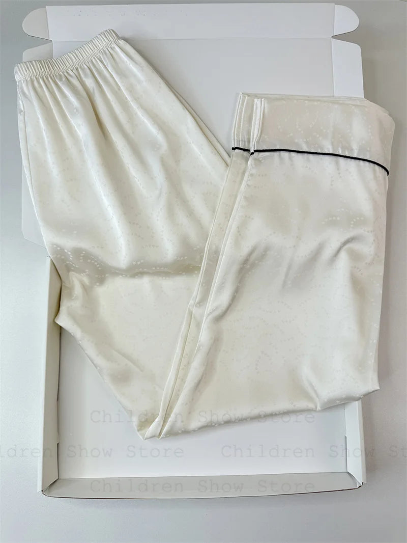 Jacquard Couple Pajama Set