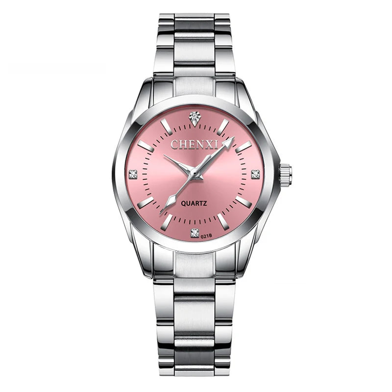 Women's Luminous Steel Analog Quartz Watch