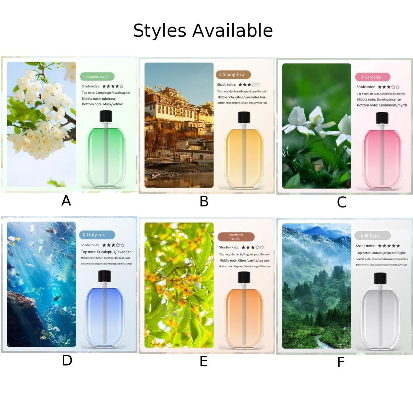 Floral Essential Oil Room Diffuser 40ml