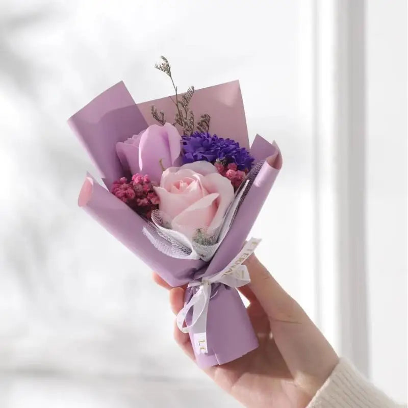 Mini Soap Rose Bouquet Gift Mother's Day