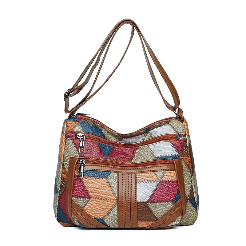 Geometric Colorful Crossbody Bag